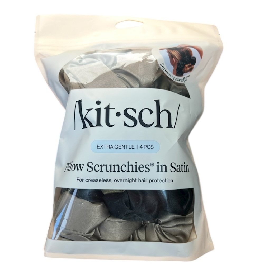 Kitsch Extra Gentle Pillow Scrunchies in Satin